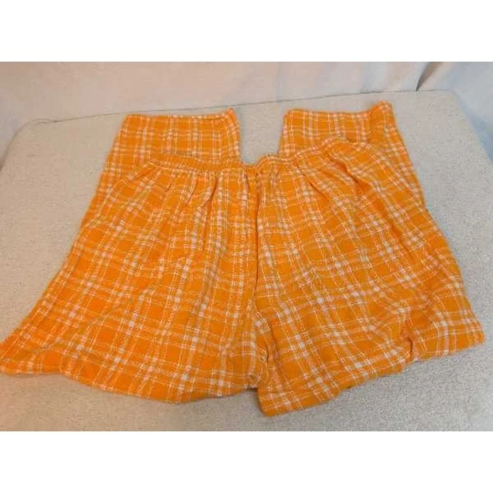 Concepts Sport Orange Plaid Pajama Pants Tennessee Volunteers T Logo XL